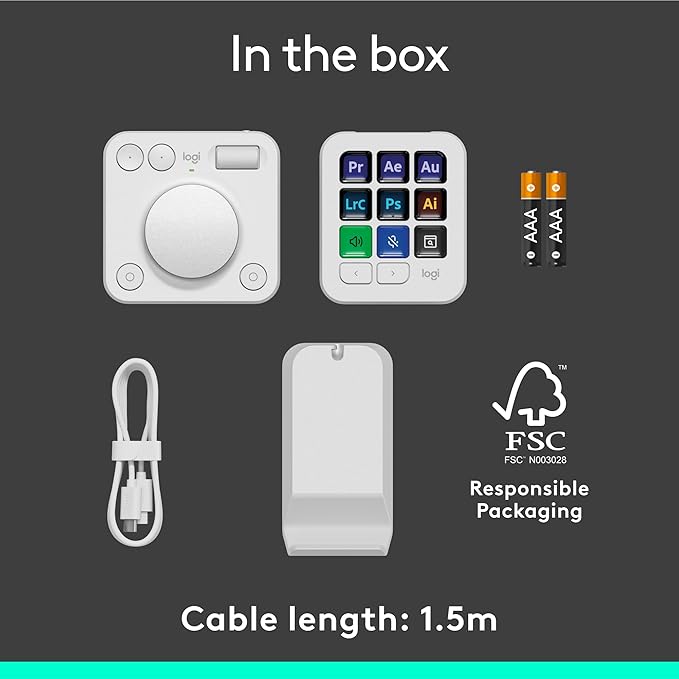 Logitech MX Creative Console, 9 Customizable LCD Keys, Stream Deck Accessories - Image 11
