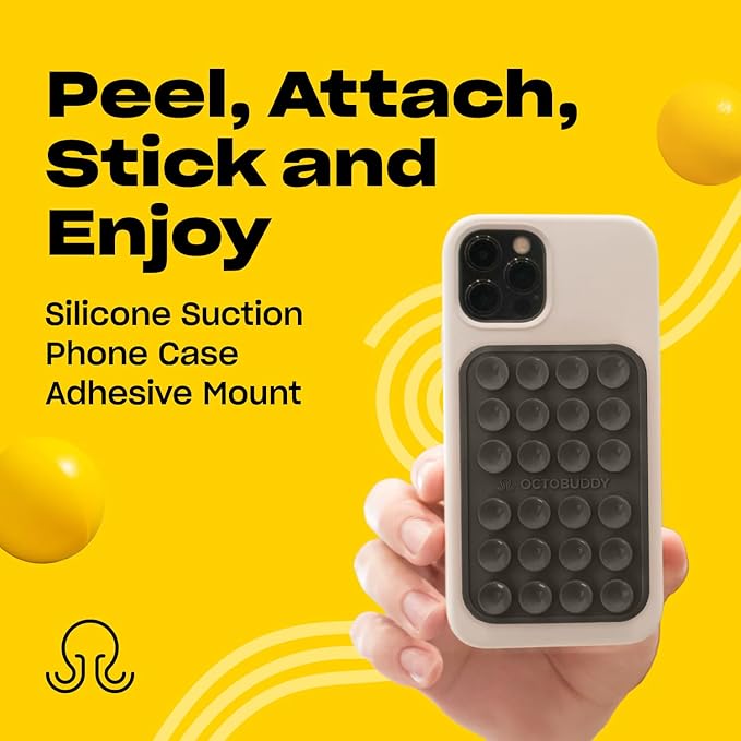 Classic MAX - Silicone Suction Phone Case Adhesive Mount - Hands-Free, Strong - Image 2