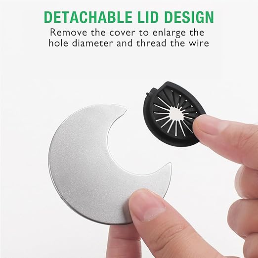 2 Pcs Desk Grommet 2" / 50 mm, Desk Cord Hole Cover, Cable Grommet ABS Plastic - Image 8