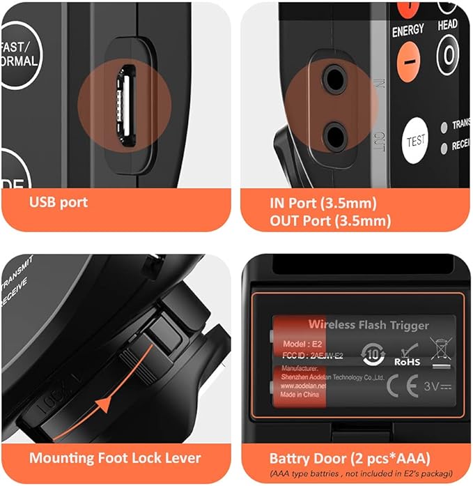 AODELAN Wireless Flash Trigger Transmitter - Image 5