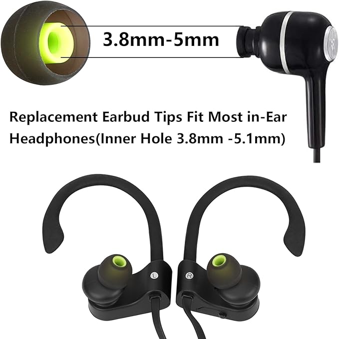 Silicone Replacement Earbud Tips Earbud Covers Fit - Image 3