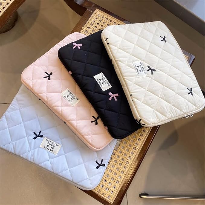 Cute Bow Graphic Carrying Laptop Bag Y2K Preppy Laptop Sleeve Case Bag Kawaii - Image 7