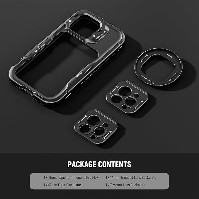 NEEWER 16 Pro Max Cage, Quick Release Video Rig Phone Stabilizer Compatible - Image 9