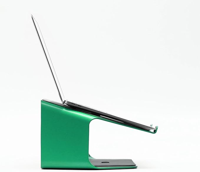 NUMIN Facet Laptop Station Green | Laptop Tabletop Stand Tall Height Ventilated - Image 2