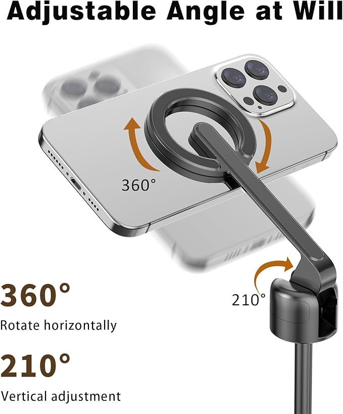 TONEOF 68" Magnetic Selfie Stick Tripod - Image 5
