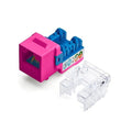 TRUE CABLE Cat6A Keystone Jack, 90 Degree Punch-Down, 48 Pack, 328 Feet by trueCABLE