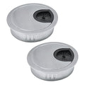 2 Pcs Desk Grommet 2-1/16" / 53 mm, Desk Cord Hole Cover, Cable Grommet Metal by EASYEAH