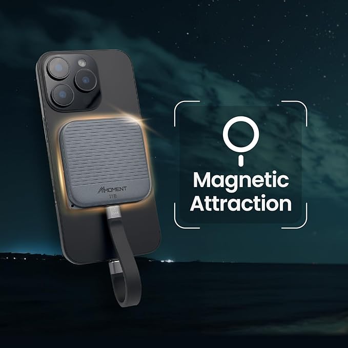 MMOMENT 1TB Magnetic External Portable SSD – 950MB/s Read – - Image 5
