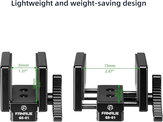 FANAUE GS-01Arca Swiss Rifle Saddle Mount, Hunting Tripod Clamp - Image 4