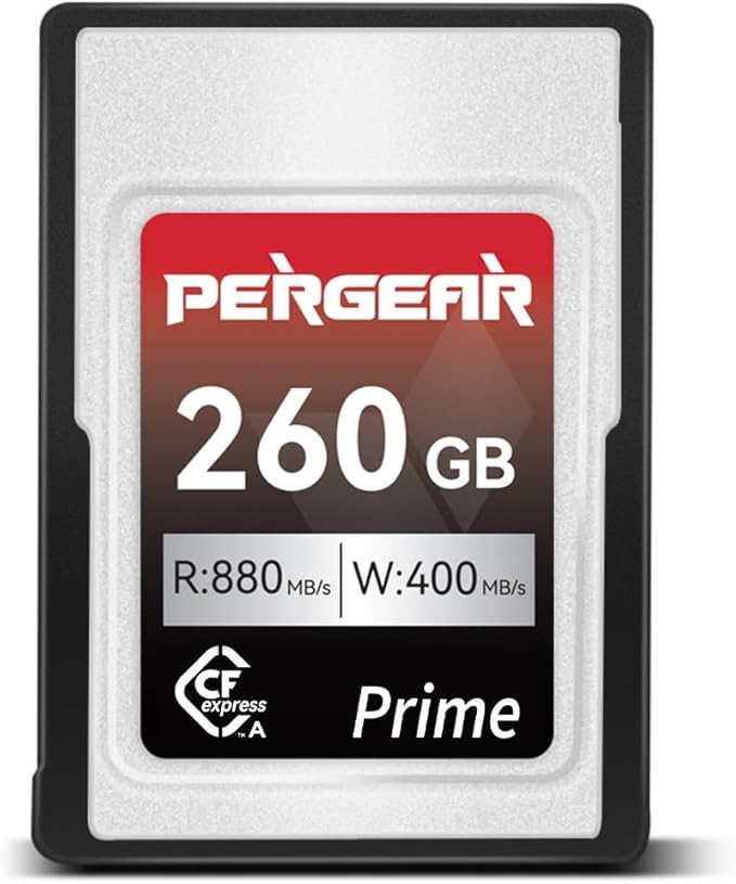 PERGEAR Professional 260GB CFexpress Type A Memory Card, 8K 30P Recording by PERGEAR