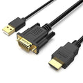 BENFEI VGA to HDMI Cable with Audio, 6 Feet 1080P Cable from VGA by BENFEI