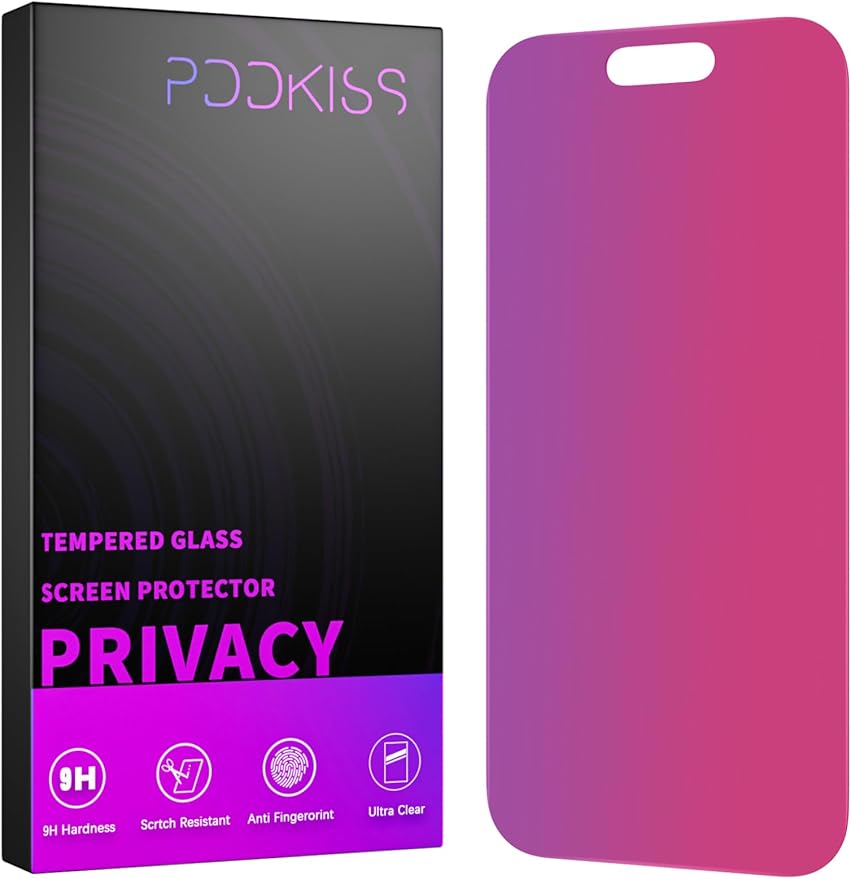 Compatible for iPhone 16 Pro Privacy Screen Protector Tempered Glass 6.3 Inch by ScreenProtectorGlass