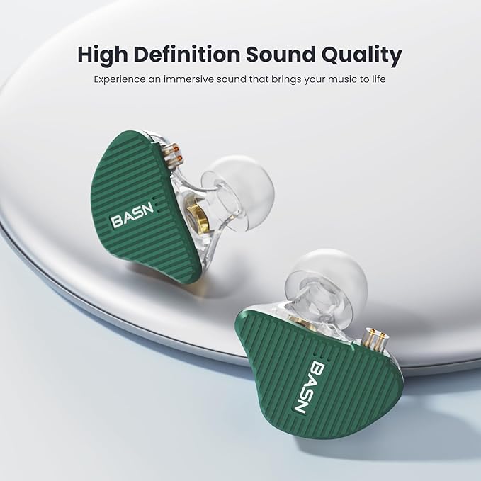 BASN Mix-PD in Ear Monitor, 1Planar Driver + 1Dynamic Driver HiFi IEM Earphones - Image 2