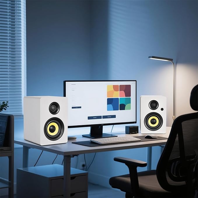 SW206 4” HiFi Bookshelf Speakers - Image 6