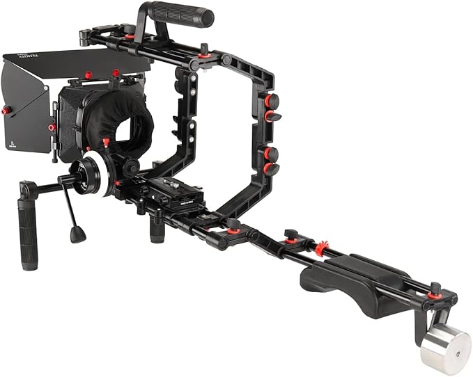 Shoulder Rig Kit w Matte Box & Follow Focus by FILMCITY