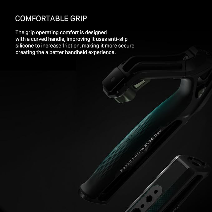 Tilta Xeno Top Handle for Filmmakers & Cameras-Titanium Gray | Aluminum Alloy - Image 5