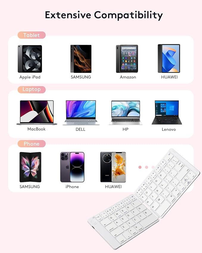 Samsers Foldable Bluetooth Keyboard - Image 8