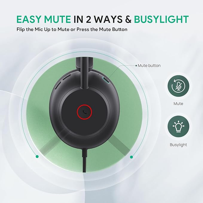 Yealink UH35 Wired Headset, USB Headset - Image 6