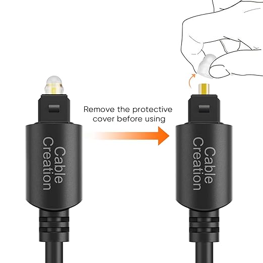 CableCreation Optical Audio Cable, 3 Feet Fiber Optic Cable - Image 3