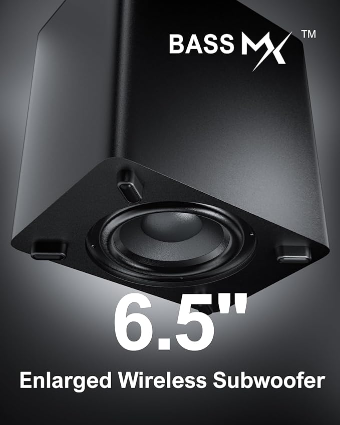 ULTIMEA 7.1ch Soundbar with Wireless Subwoofer, Virtual Surround Sound System - Image 4