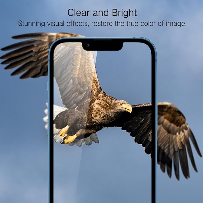 PERFECTSIGHT 2 Pack Anti Blue Light Screen Protector Compatible - Image 4