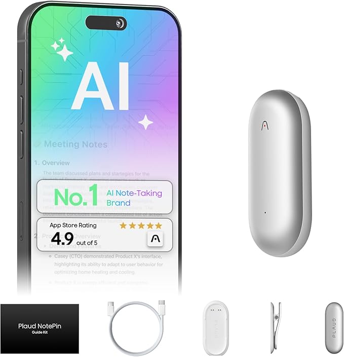 Plaud NotePin AI Voice Recorder, Voice Recorder - Image 2