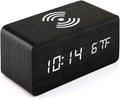OCT17 Alarm Clock with Qi Wireless Charging Pad Compatible with iPhone Samsung by OCT17
