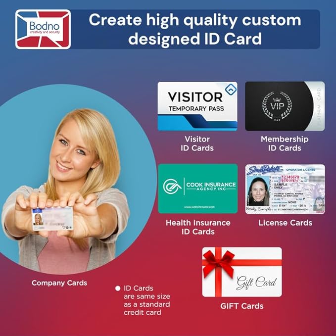 Bodno Seaory S26 Single Sided ID Card Printer & Complete Supplies Package ID - Image 3
