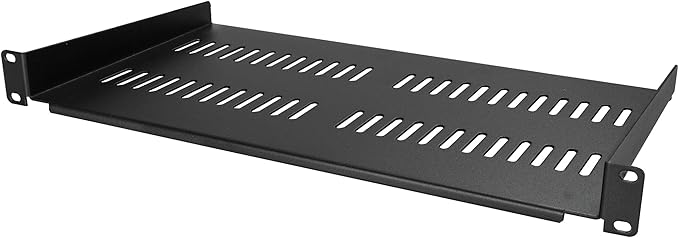 StarTech.com 4U Wall Mount Network Rack & 1U Server Rack Shelf & 8 Outlet - Image 4