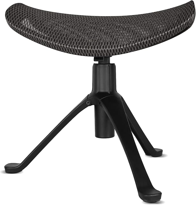 Footrest for Desk Adjustable Height 2-in-1 Function Rotatable Ergonomic Under by Lilithye
