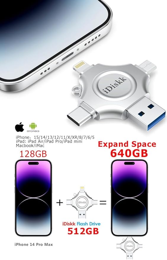 iDiskk App-le MFI Certified 512GB, Flash Drive - Image 2