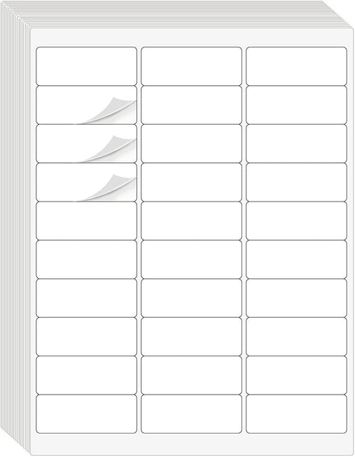 1" x 2-5/8" Address Labels 3000 Labels Sticker Paper by DINIZON