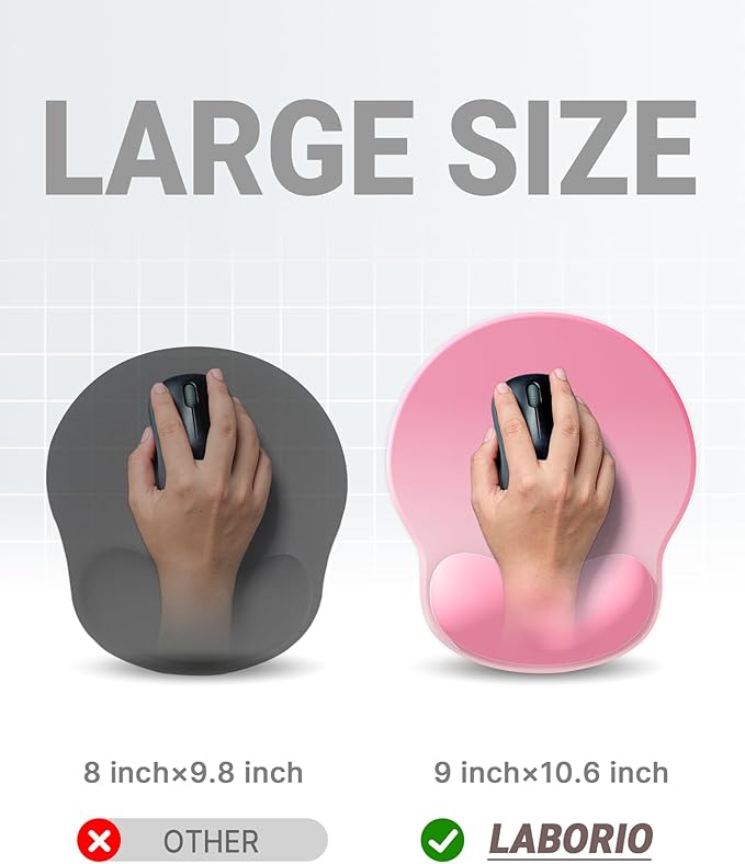 Ergonomic Mouse Pad Wrist Support, Comfortable Mouse Pad Wrist Rest, Relieve - Image 4