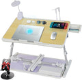 Laptop Lap Desk Include Cooling Fan, Adjustable Lap Desk by IXTRA