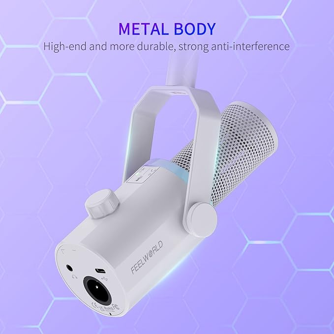 FEELWORLD PM1 XLR USB Dynamic Microphone Gifts - Image 7