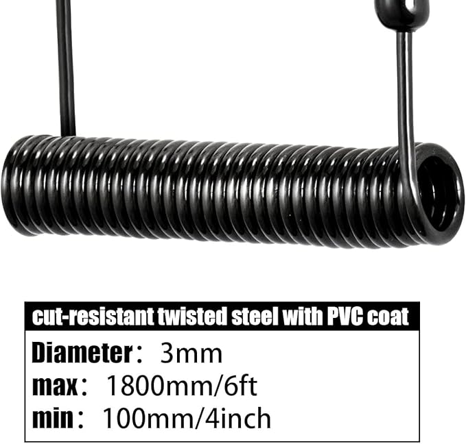 I3C Laptop Cable Lock Retractable Hardware Security Cable Lock - Image 5