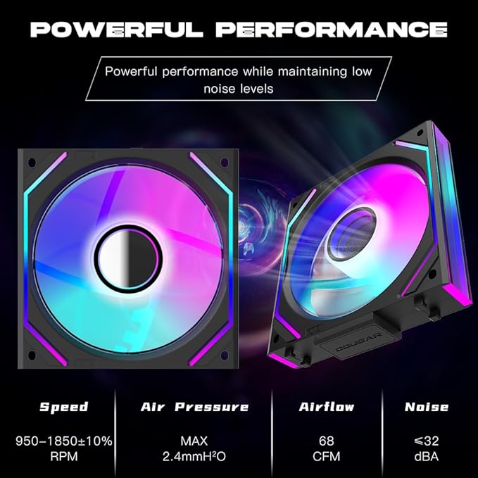 Jungle Leopard Interstellar V2 120mm Case Fan Infinity Mirror Module - Image 5