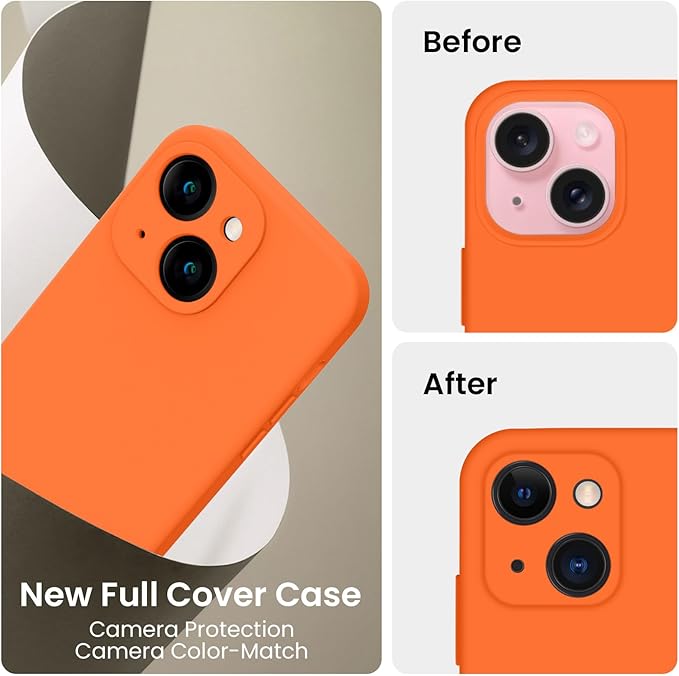FireNova Designed for iPhone 15 Plus Case, Silicone Case with, Soft - Image 3