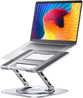 Adjustable Computer Stand with 360 Rotating Base, Ergonimic Foldable Laptop by Aoevi