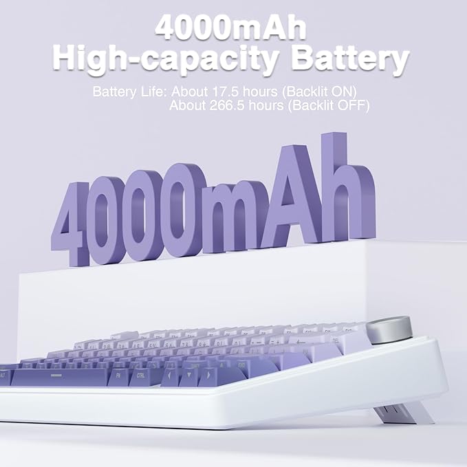 AULA F75 Pro Wireless Mechanical Keyboard, 75% Hot Swappable Custom Keyboard - Image 8