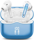 Wireless Earbuds, New Wireless Earphones HiFi Stereo Deep Bass 40H Playtime by XINWLD