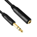 Devinal 1/4 Extension Cord, 1/4" Male to Female Cable, 6.35mm Quarter inch Gold by Devinal