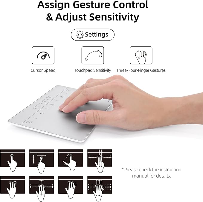 Wired & Wireless Metal Touchpad - Image 5