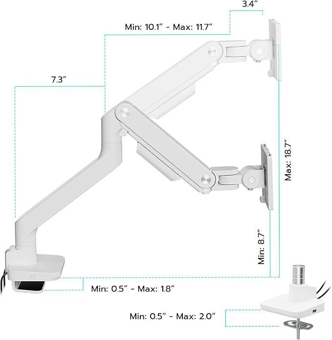 ARES WING Single Monitor Mount - Image 8