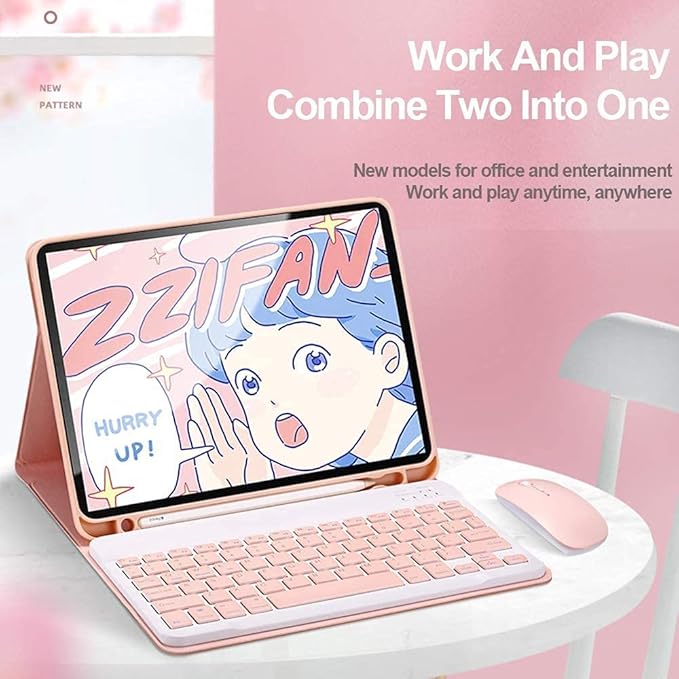 AnMengXinLing Keyboard Case for iPad Air 13 Inch/Pro 12.9 6th/5th/4th Generation - Image 2