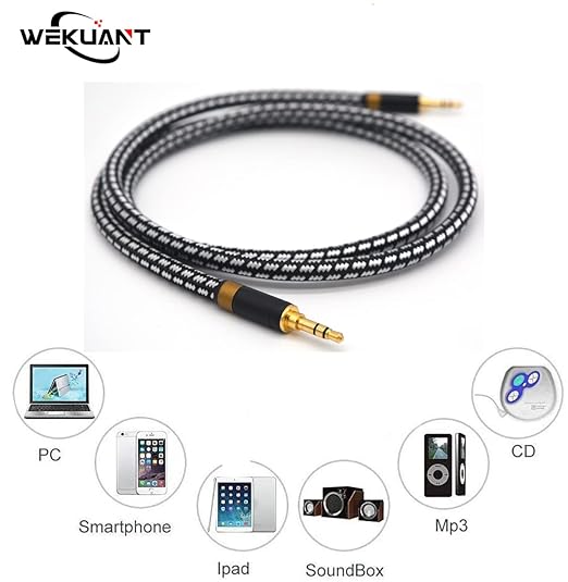 Aux Cord, Audiophile 3.5mm Stereo Audio Cable, Unbreakable and Great - Image 3