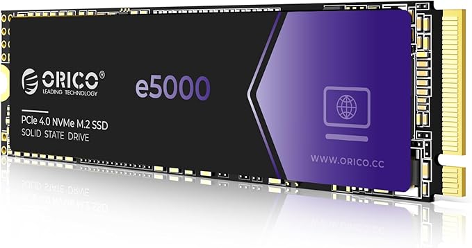ORICO e5000 2TB SSD M.2 NVMe 2280 PCIe Gen4 5200MB/s Internal Solid State Drive by PioneerDataSolutionPowerYourFuture
