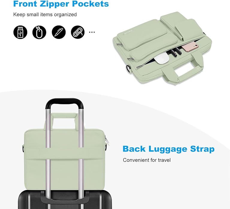 MOSISO Laptop Shoulder Bag, Computer Bag - Image 2