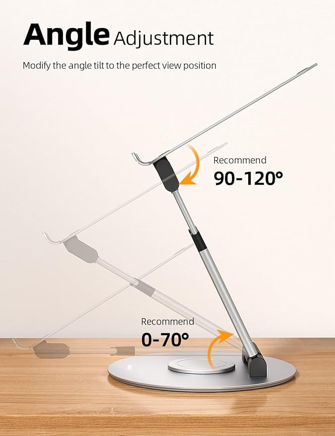 Nulaxy Telescopic 360 Rotating Laptop Stand - Image 4
