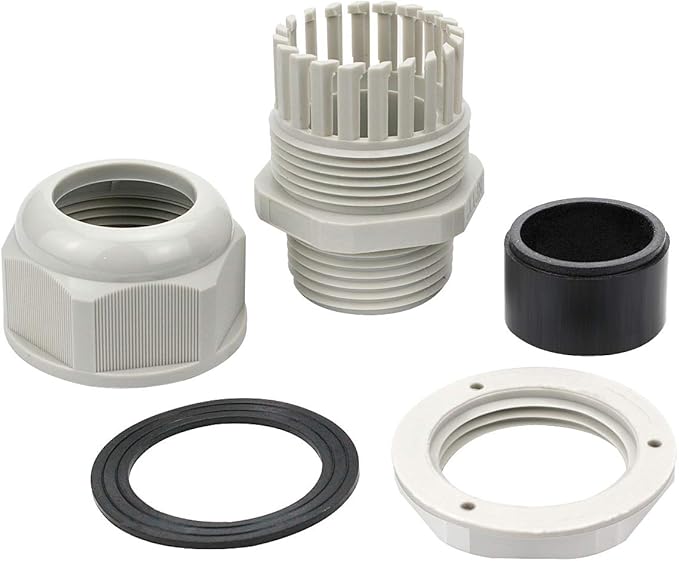 XHF 20 Pcs 1" IP68 Strain Relief Nylon Cord Grip Waterproof NPT Cable Glands - Image 4